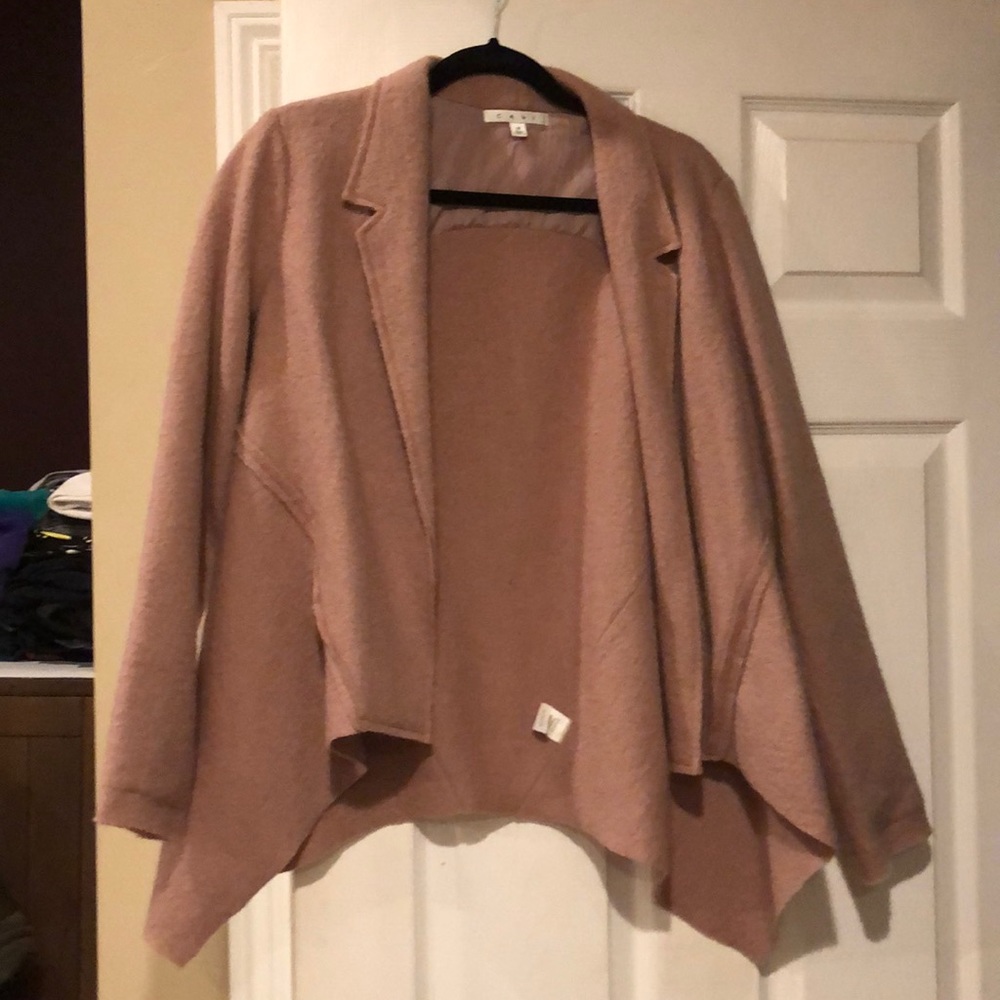 Cabi dusty rose wrap blazer